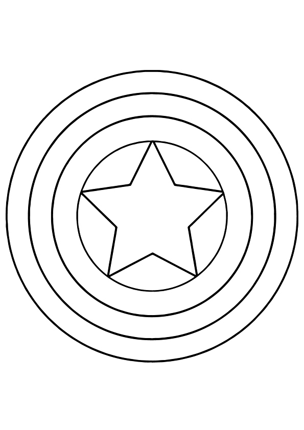 Free Printable Pictures Of Captain America Shield