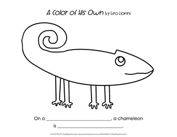 A Color Of His Own Interactive Read Aloud And Activities TpT