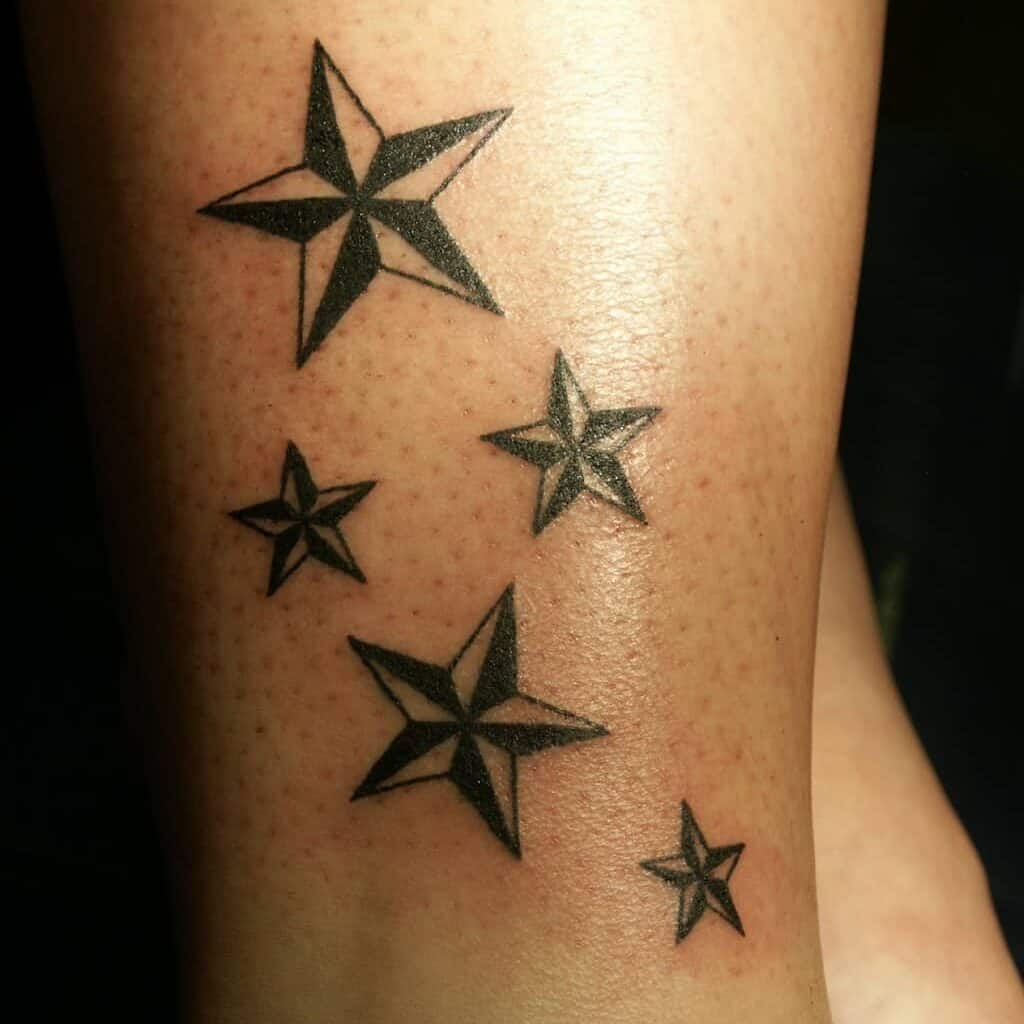 5 Point Star Printable Tatoo Patterns