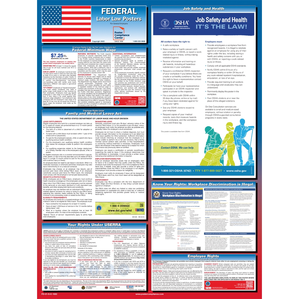 All In One Labor Law Poster 2025 Cruz Reed All In One Labor Law Poster 2025 Cruz Reed