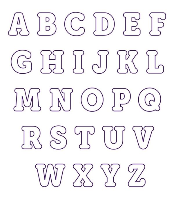 Free Printable Pattern Letters