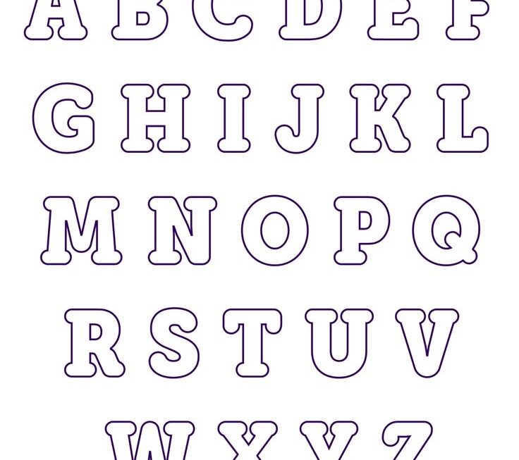 Alphabet Applique Patterns 10 Free PDF Printables Printablee
