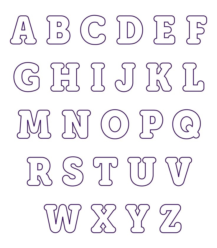 Alphabet Applique Patterns 10 Free PDF Printables Printablee 