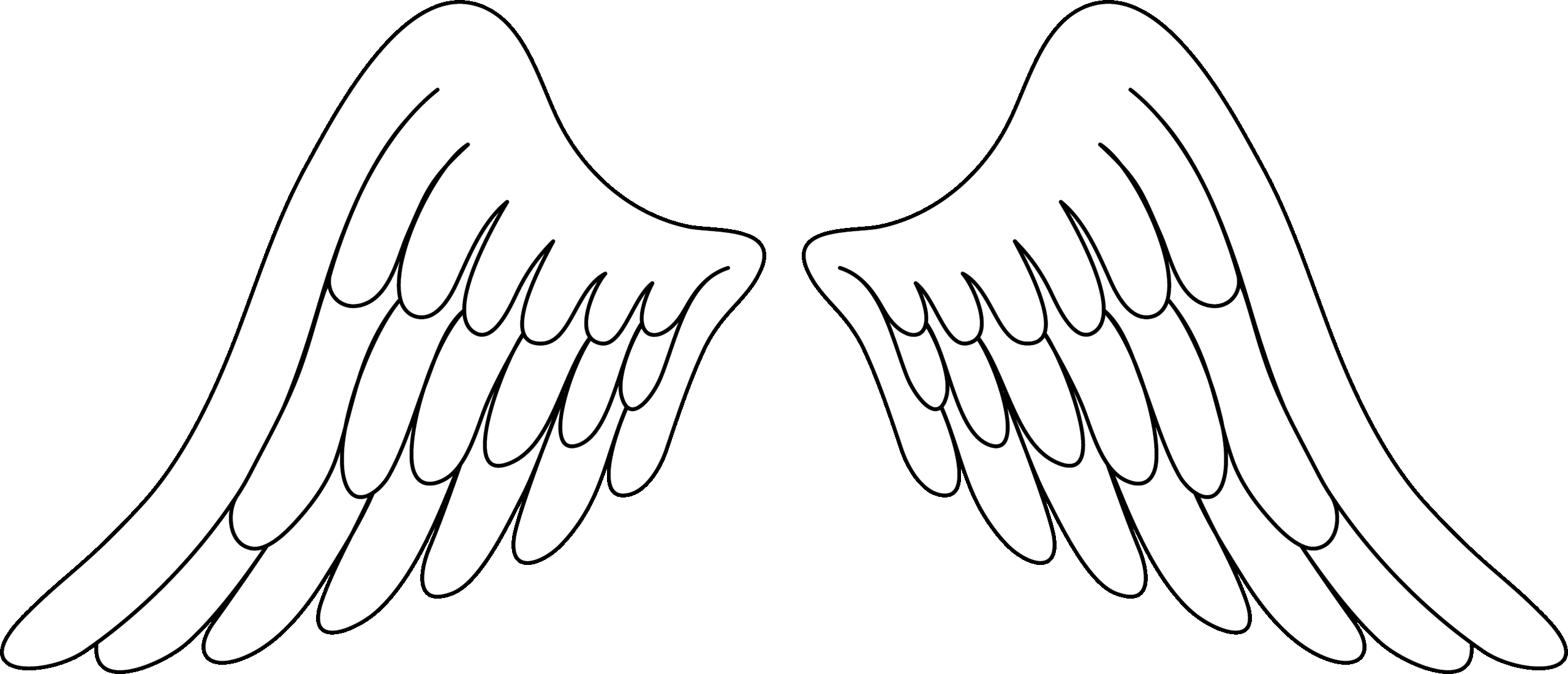 Free Printable Wings Template