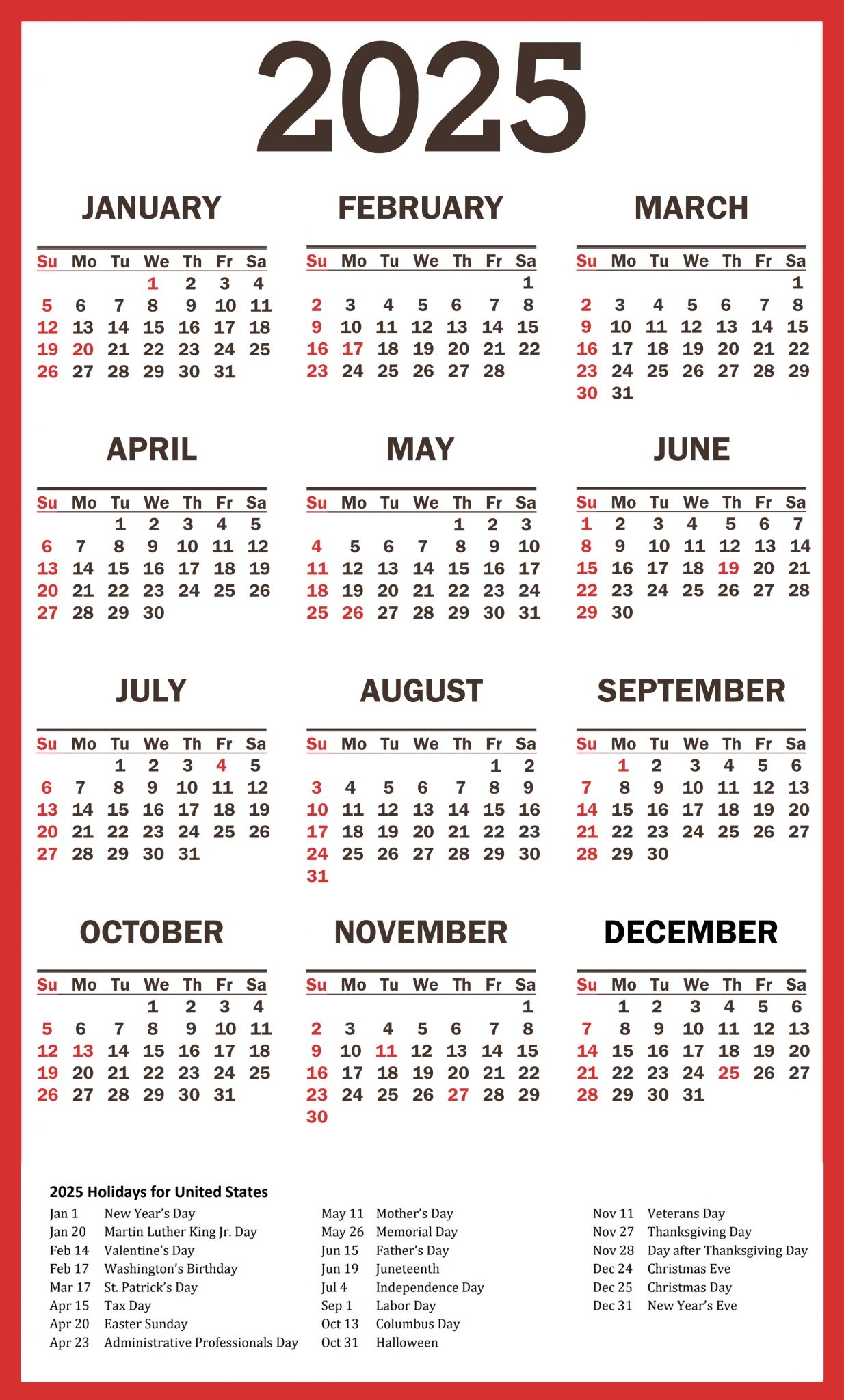 Anuary 2025 Calendar With Holidays Usa Printable Bookmarks Beatriz 