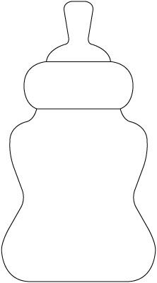 Baby Bottle Printable Template