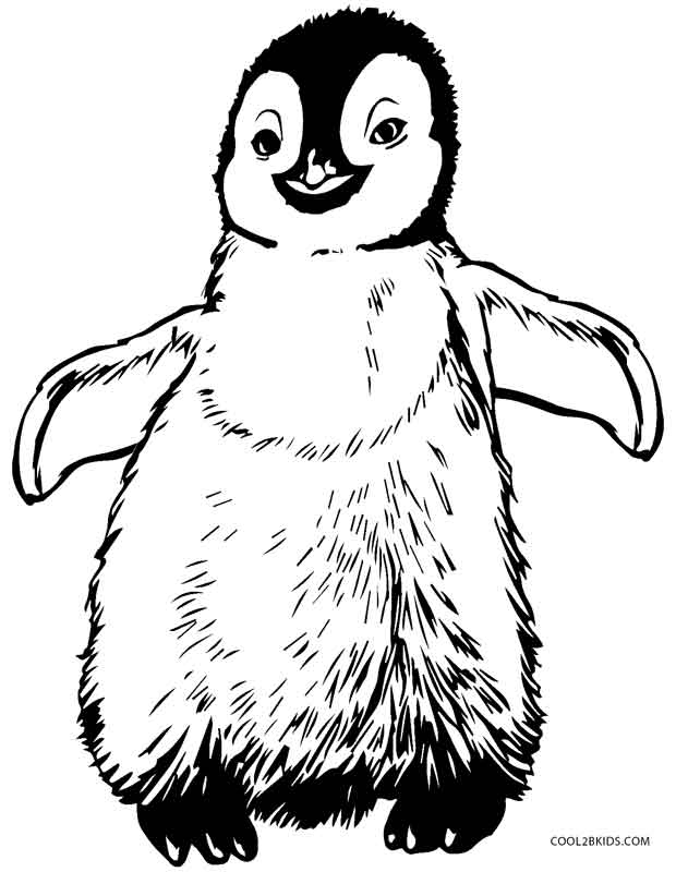 Free Printable Penguin Coloring Pages