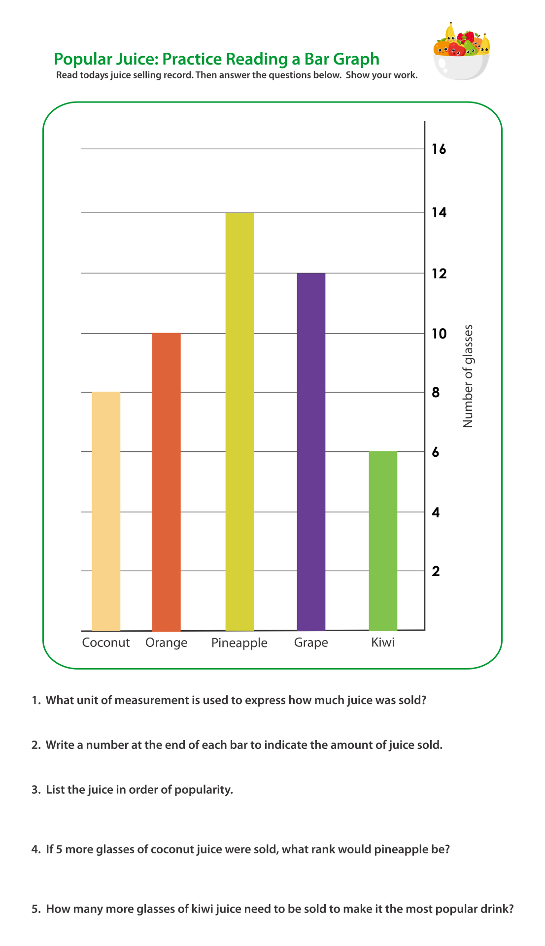 Bar Graph Worksheets 10 Free PDF Printables Printablee