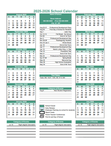 Blank 2025 2026 Printable Calendar Templates For Daniel P Humphries