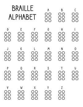 Braille Alphabet Worksheets Braille Fine Motor Skills Activities