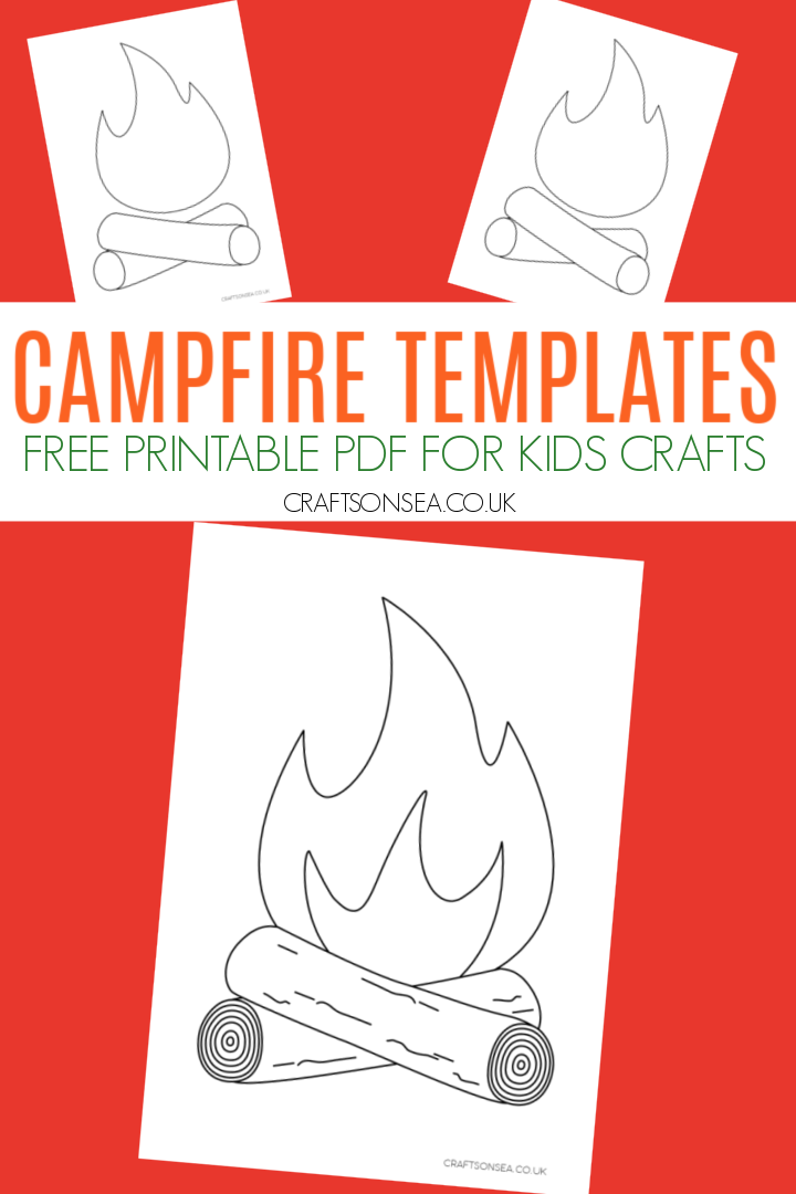 Campfire Template FREE Printable Templates Printable Free Camping  Campfire Template FREE Printable Templates Printable Free Camping