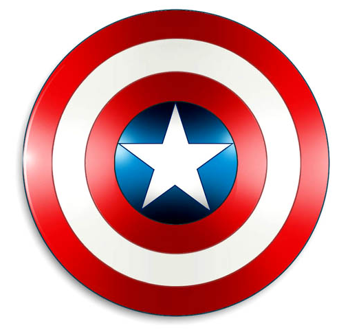 Captain America Shield Free Printable Free Templates Printable