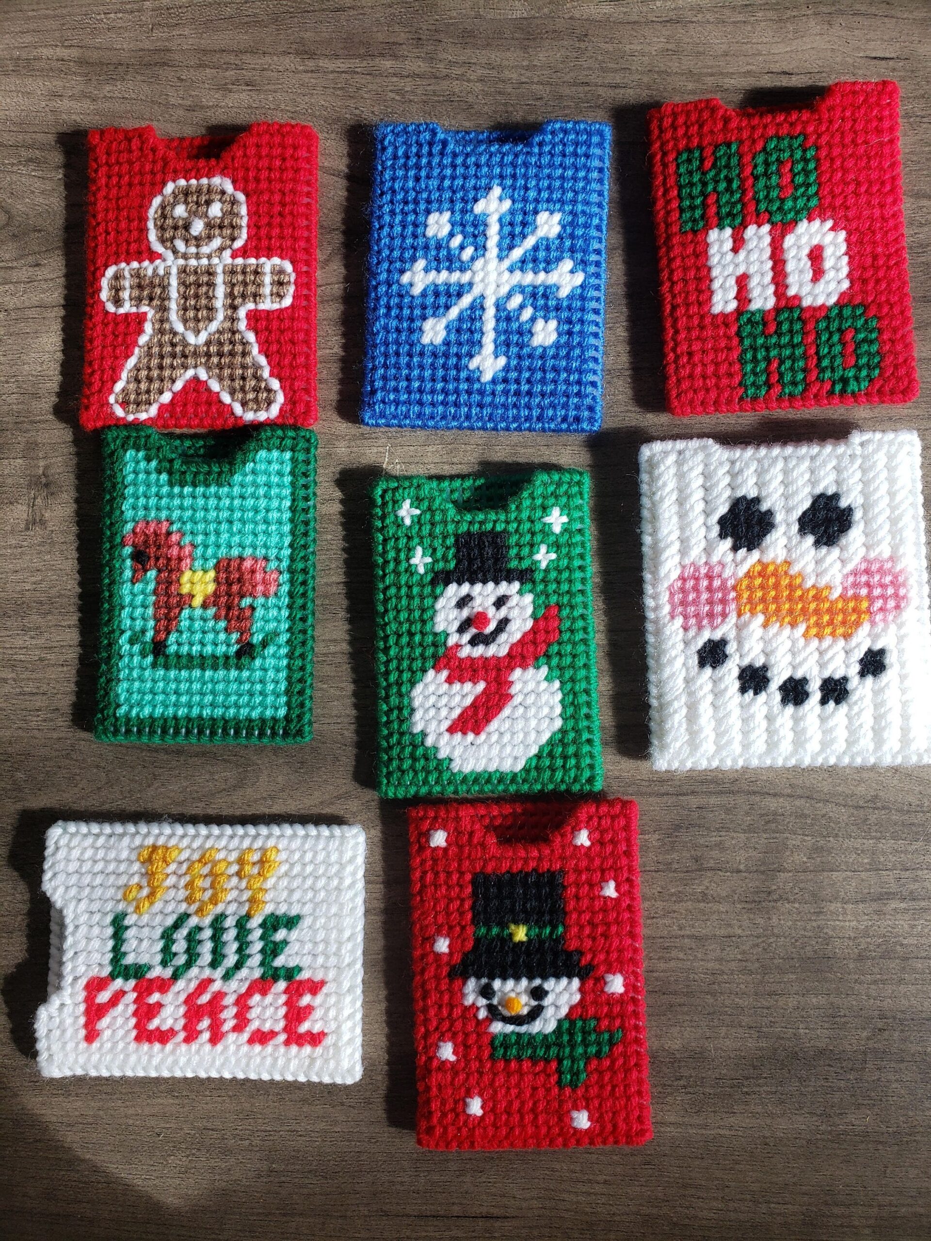 Christmas Gift Card money Holders Etsy Plastic Canvas Patterns 