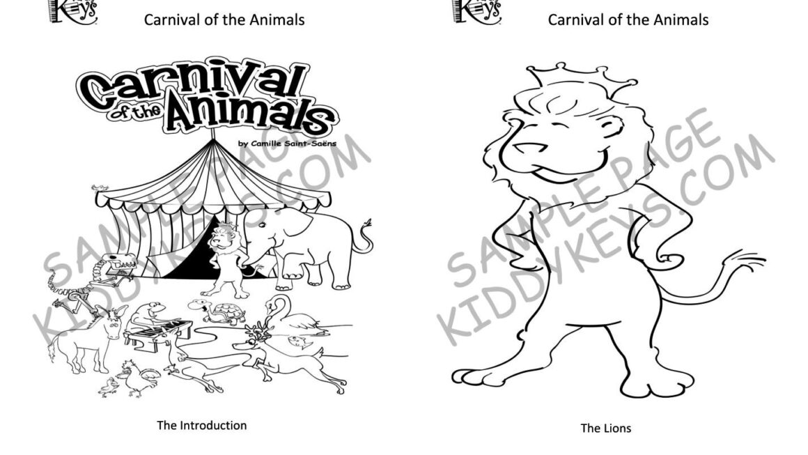 Coloring Pages Carnival Of The Animals Coloring Pages