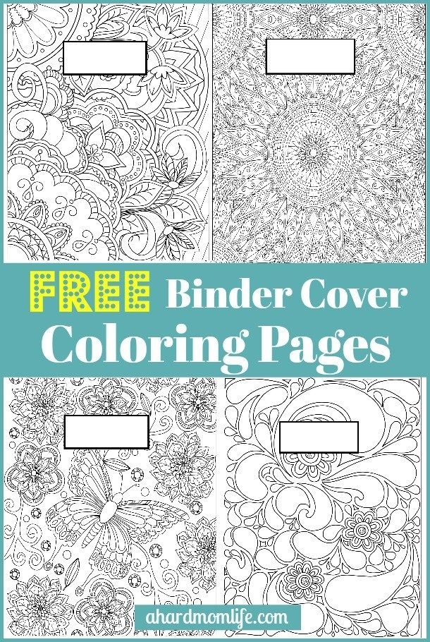 Coloring Pages For Binder