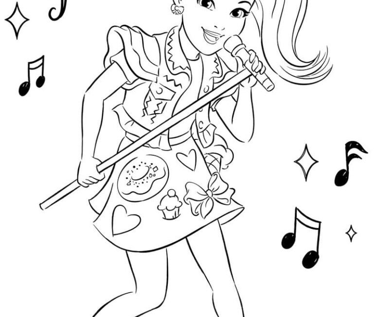 Coloring Pages Jojo Siwa Download And Print For Free
