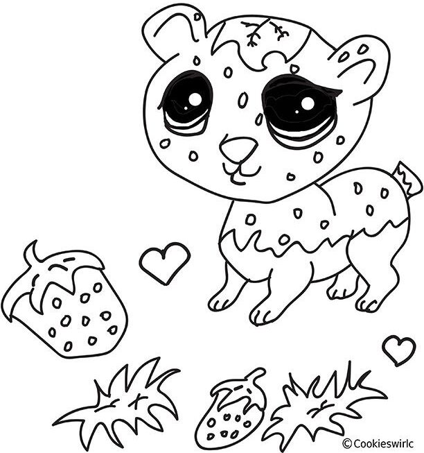 Cookie Swirl C Coloring Page Coloring Pictures