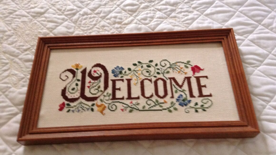 Cross Stitch Patterns Welcome Community Cove