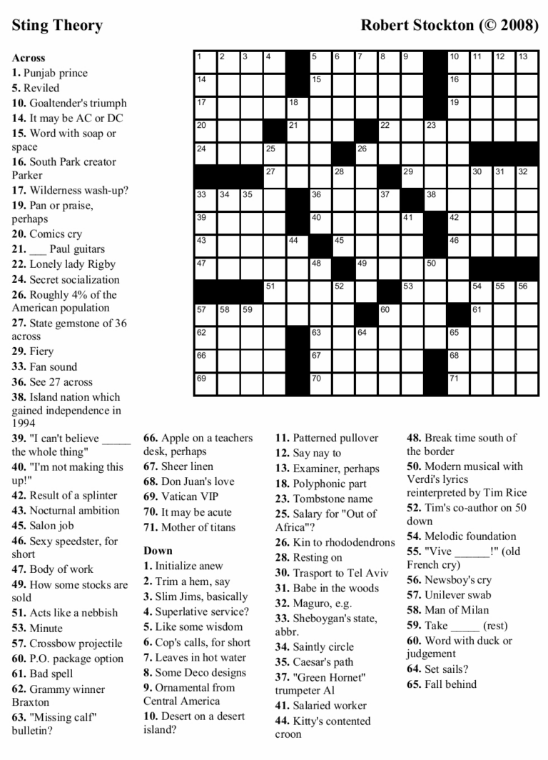 Crossword Puzzles In French Printable Printable Crossword Puzzles  Crossword Puzzles In French Printable Printable Crossword Puzzles
