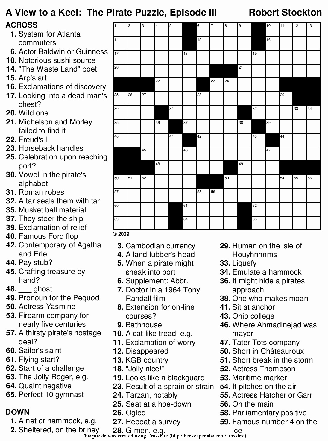 Daily Free Printable Crossword Puzzles Daily Free Printable Crossword Puzzles