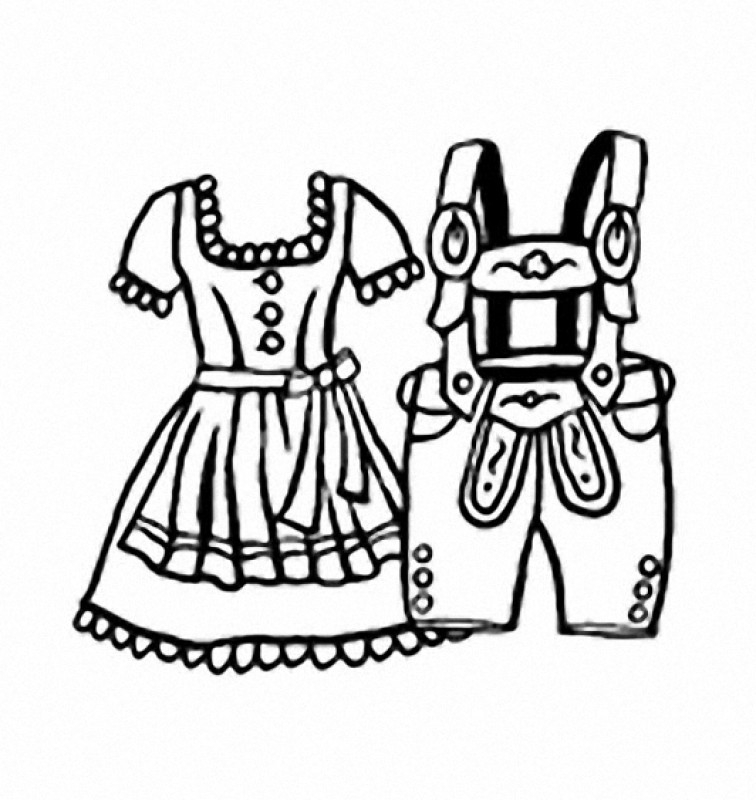 Dirndl Coloring Pages Coloring Pages Dirndl Coloring Pages Coloring Pages