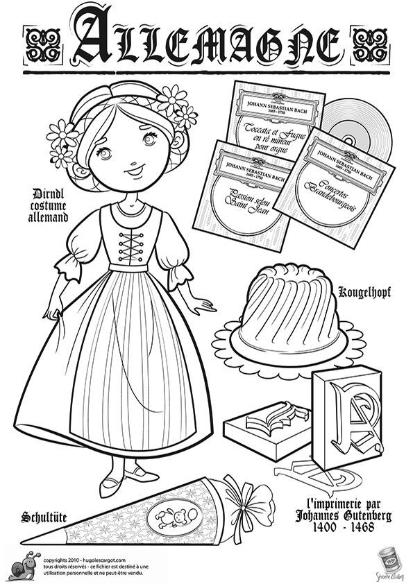 Dirndl Coloring Pages Coloring Pages Dirndl Coloring Pages Coloring Pages