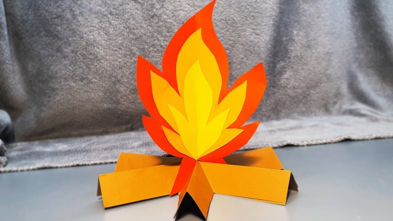 Paper Craft Campfire Printable Pattern Paper Craft Campfire Printable Pattern