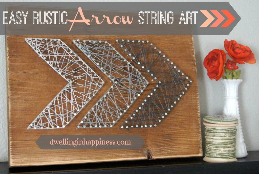 DIY Rustic Arrow String Art