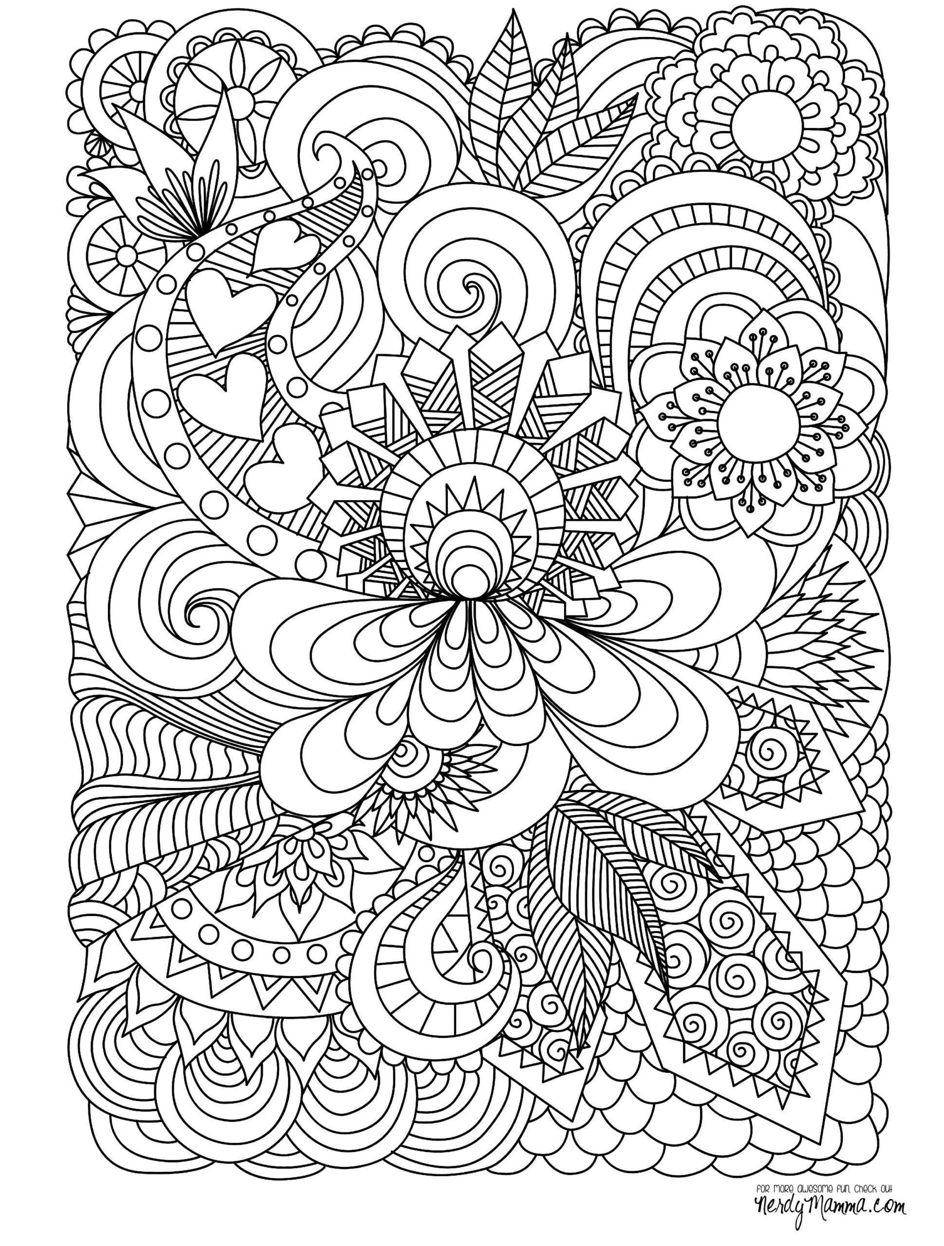 Adult Coloring Pages Printable Doodle Adult Coloring Pages Printable Doodle