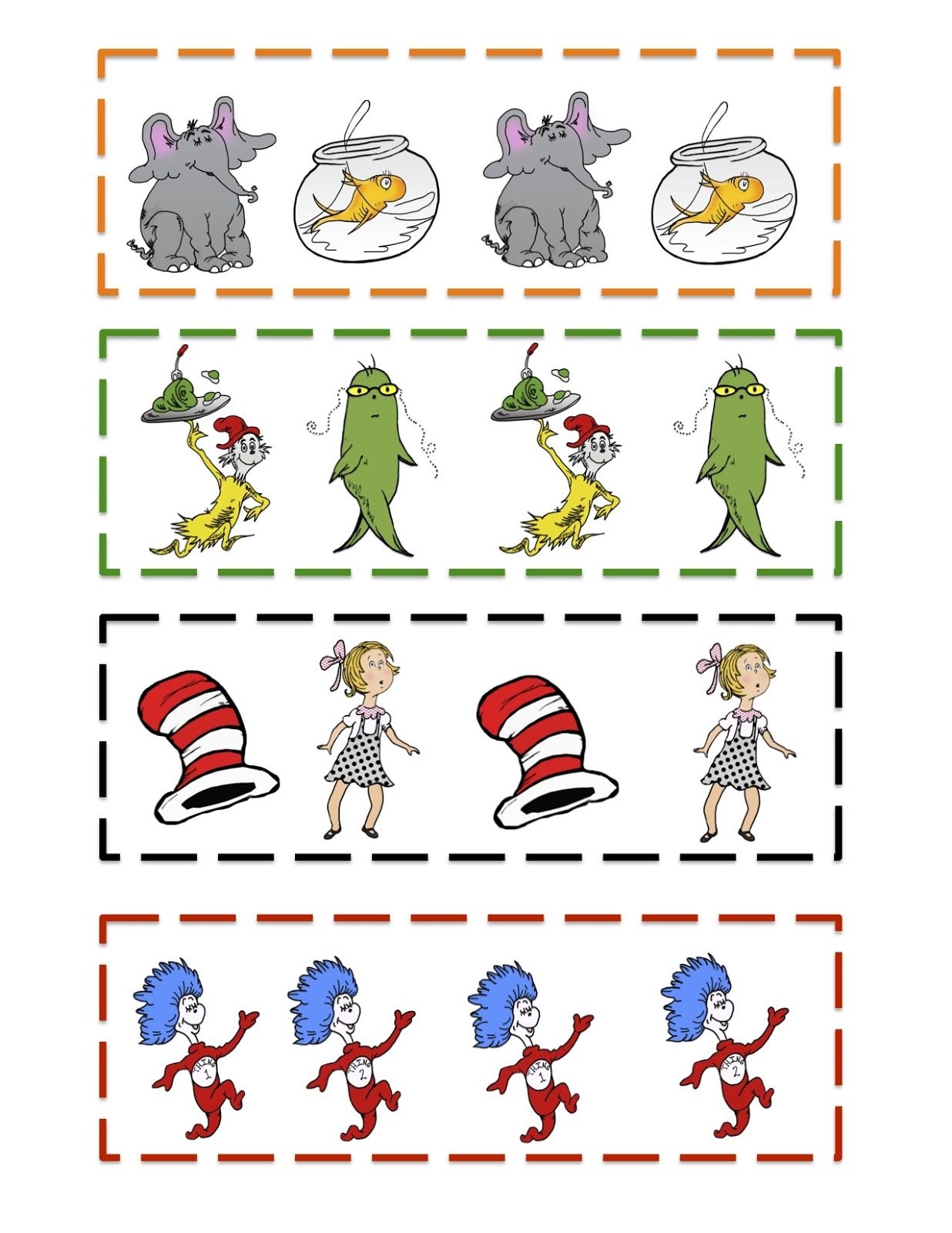 Dr Seuss Activities Printables Dr Seuss Activities Printables