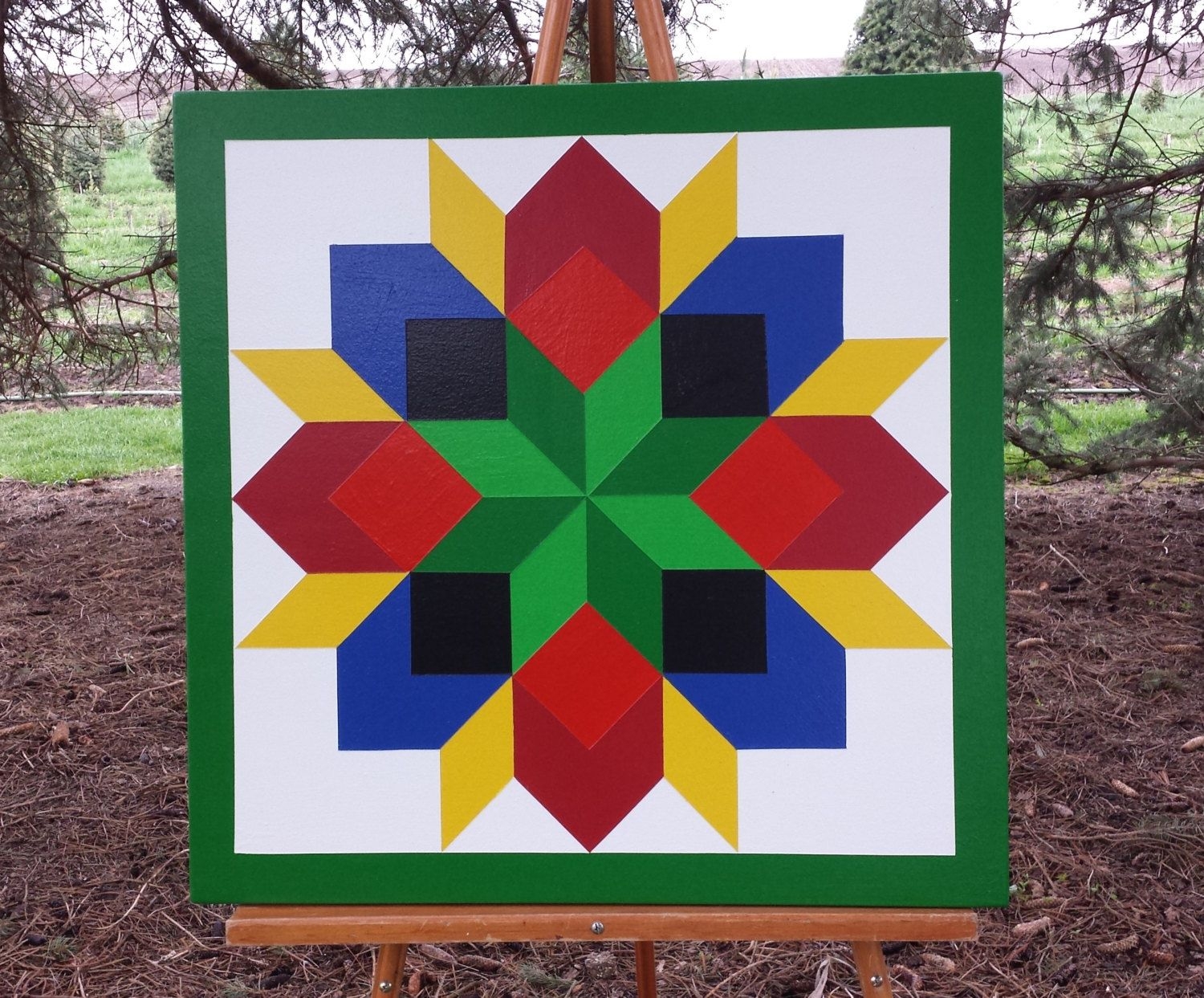 Easy Free Printable Barn Quilt Patterns Measuring A Mere 2 Ft By 2 Ft 