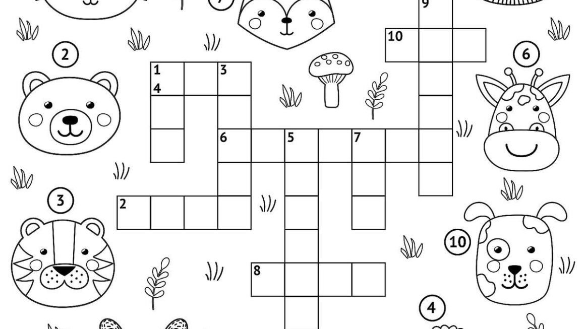 Easy Printable Crossword Puzzles For Children