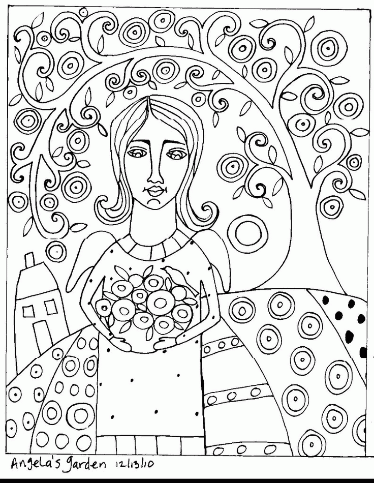 Folk Art Coloring Pages For Adults Coloring Pages Folk Art Coloring Pages For Adults Coloring Pages