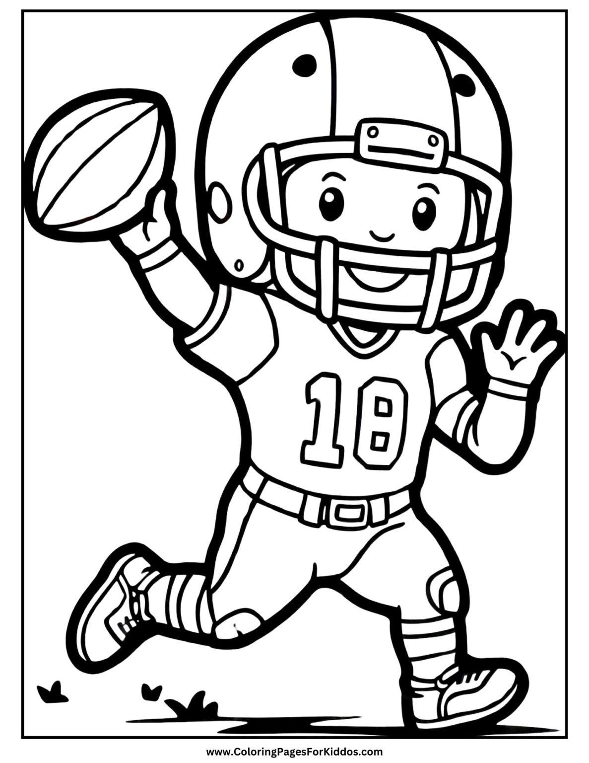 Free Printable Coloring Pages Football