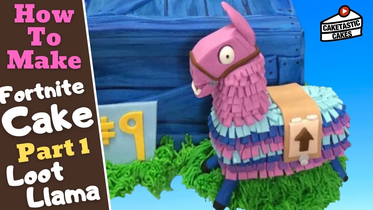 Fortnite Llama Cake Tutorial Part 1 How To Make A Fortnite Cake 