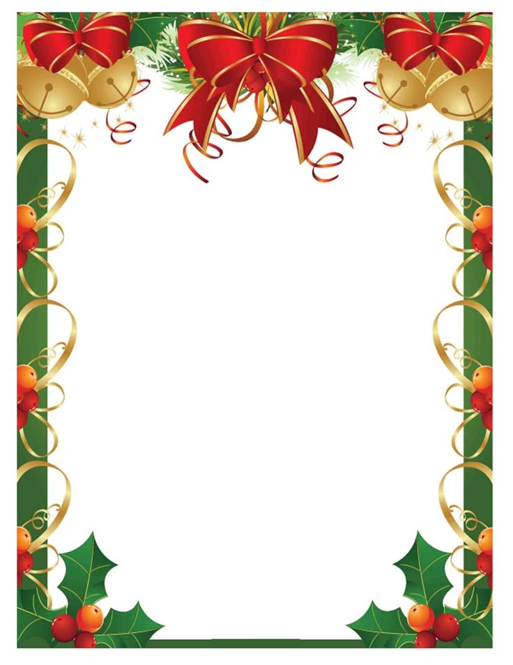 Free Christmas Border Templates Web Christmas Borders And Frames Add An 