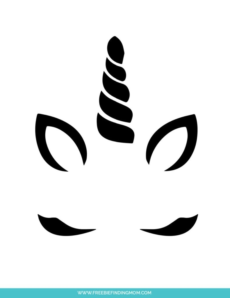 Free Downloadable Stencils Unicorn Pumpkin For Carving
