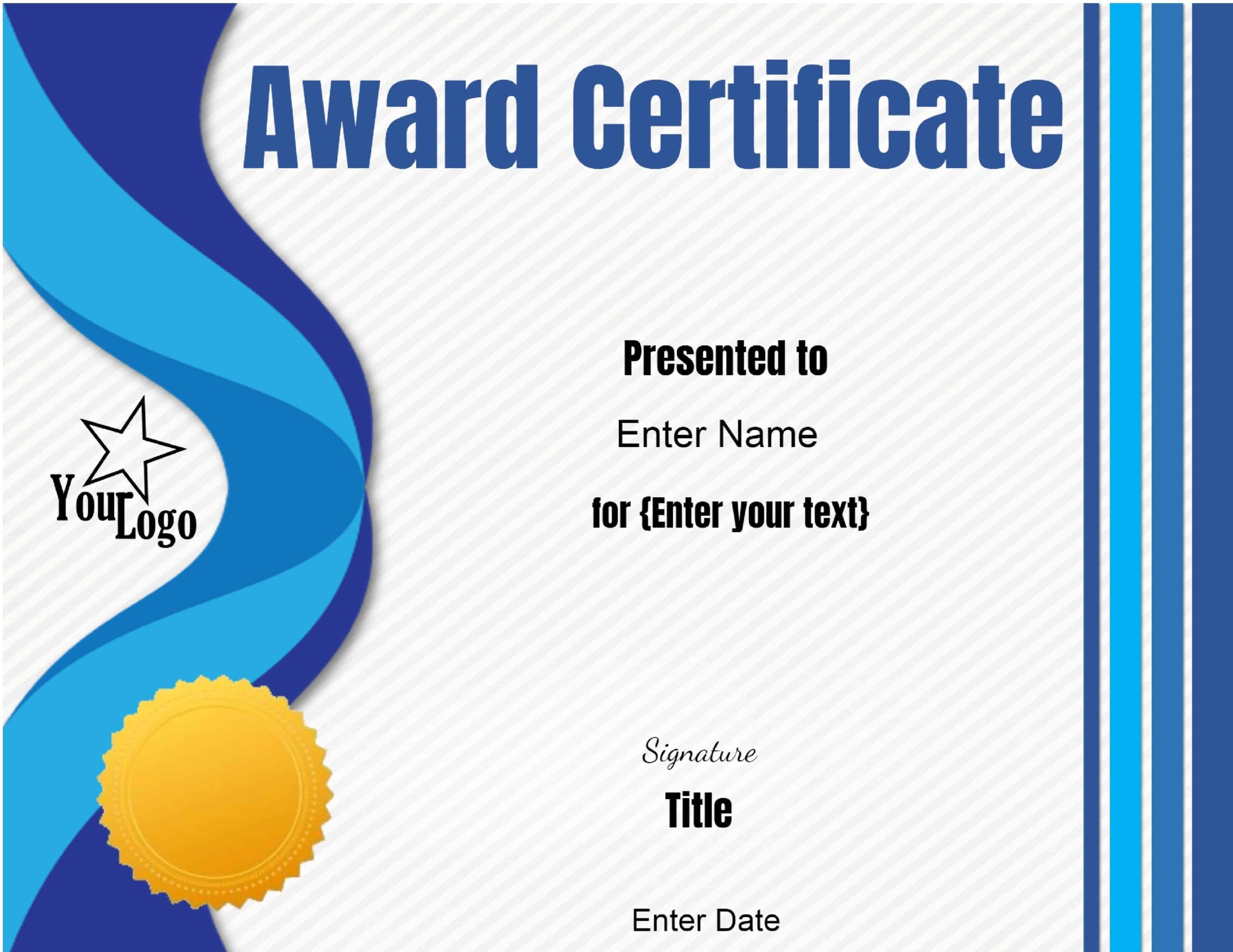 Free Editable Certificate Template Customize Online Print At Home Free Editable Certificate Template Customize Online Print At Home