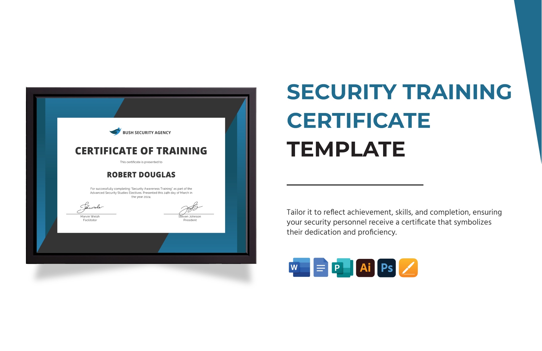 Free Editable Certificate Templates In Illustrator To Download