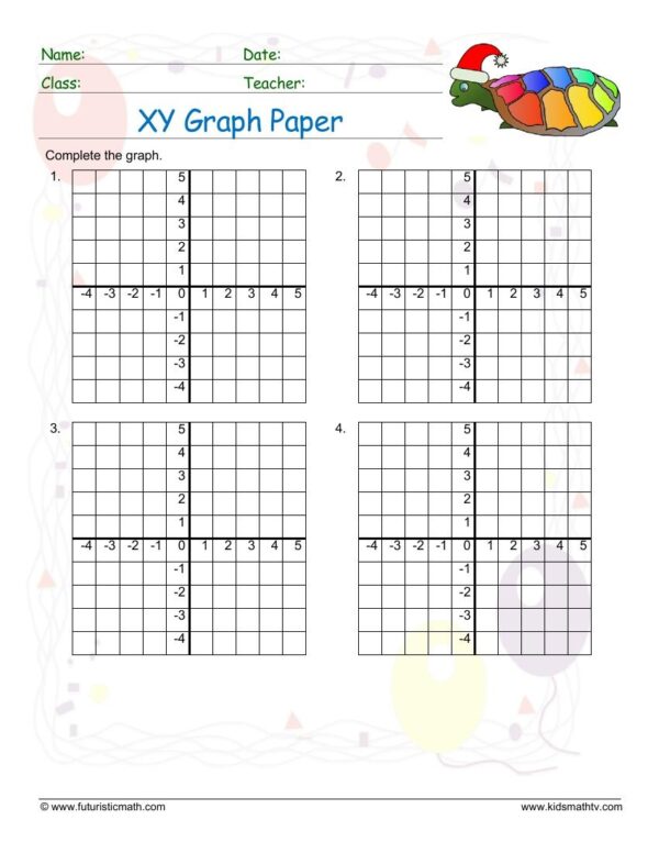 Free Printable Graphing Worksheets