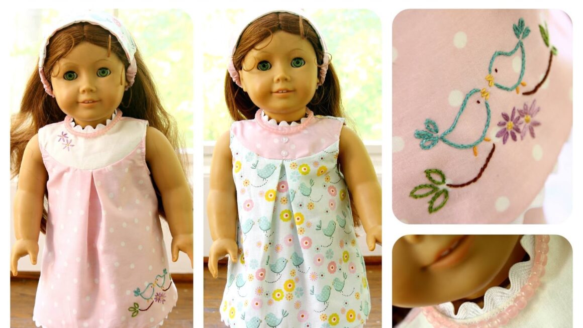 Free Pattern For An 18 quot American Girl Doll Reversible Dress