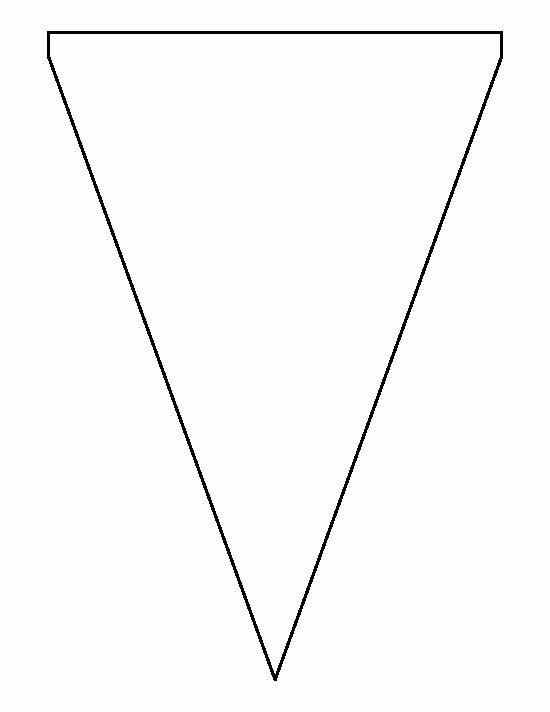Pennant Flag Template Printable