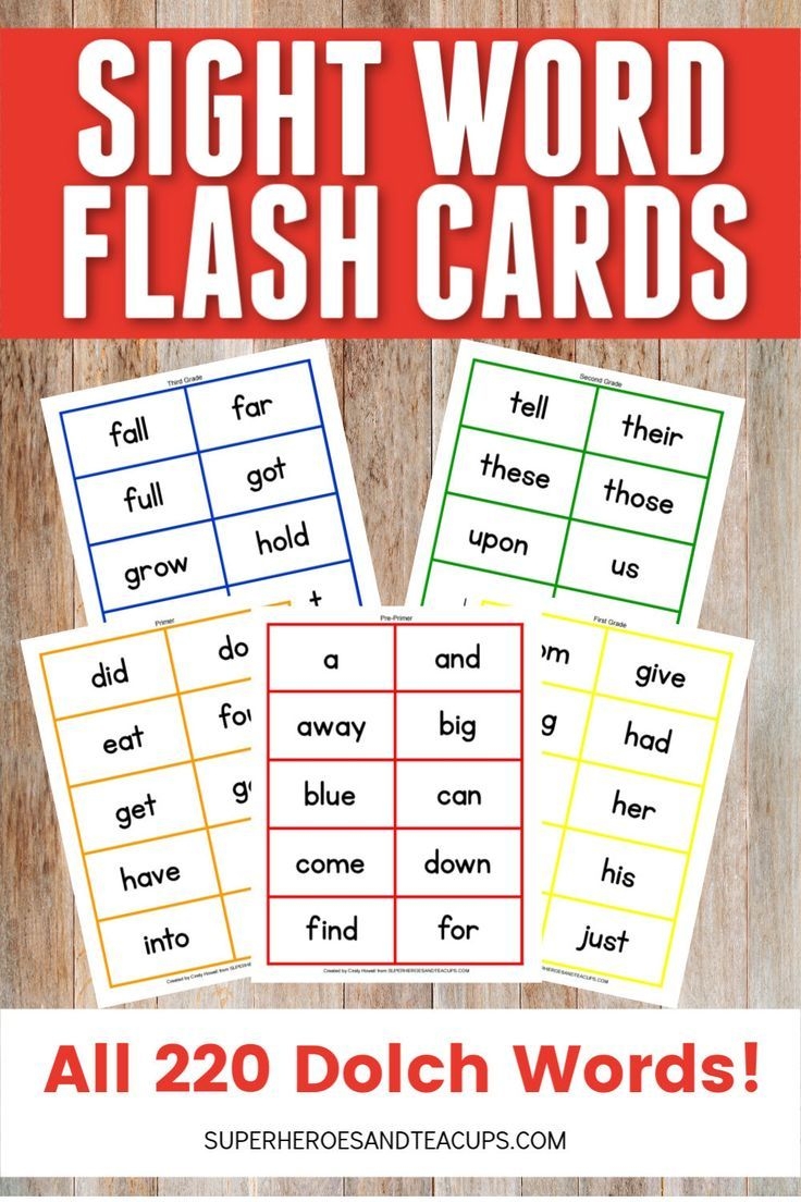 Free Printable 1st Grade Sight Words Free Printable 1st Grade Sight Words