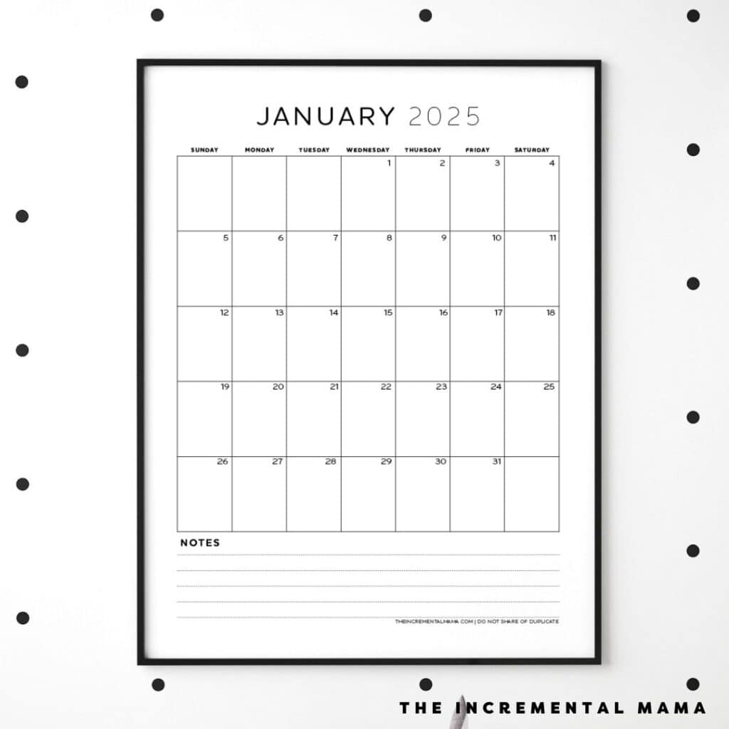 Free Printable 2025 Monthly Calendar January December PDFs The Free Printable 2025 Monthly Calendar January December PDFs The