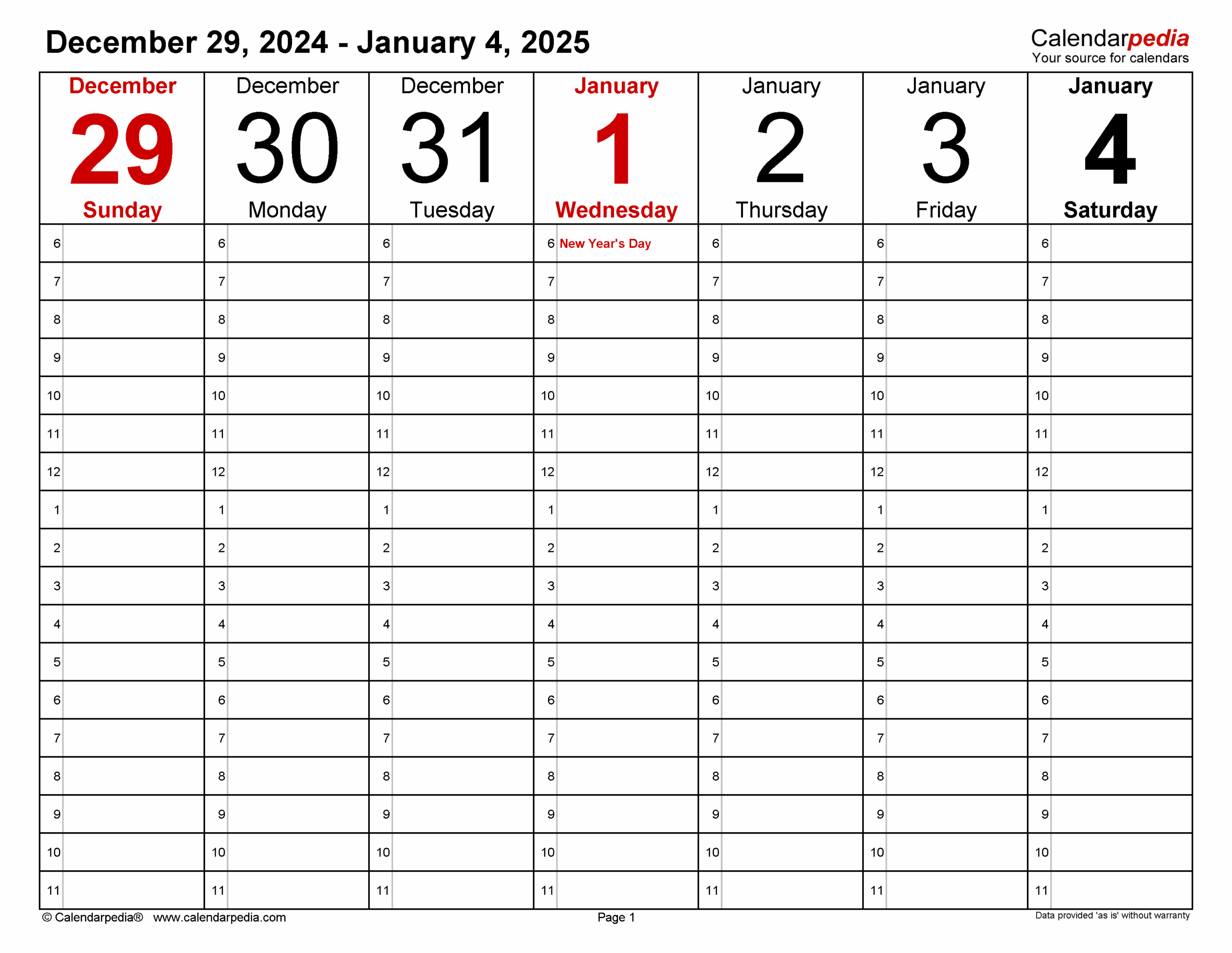 Free Printable 2025 Monthly Calendar With Weekly Planner John P Goll
