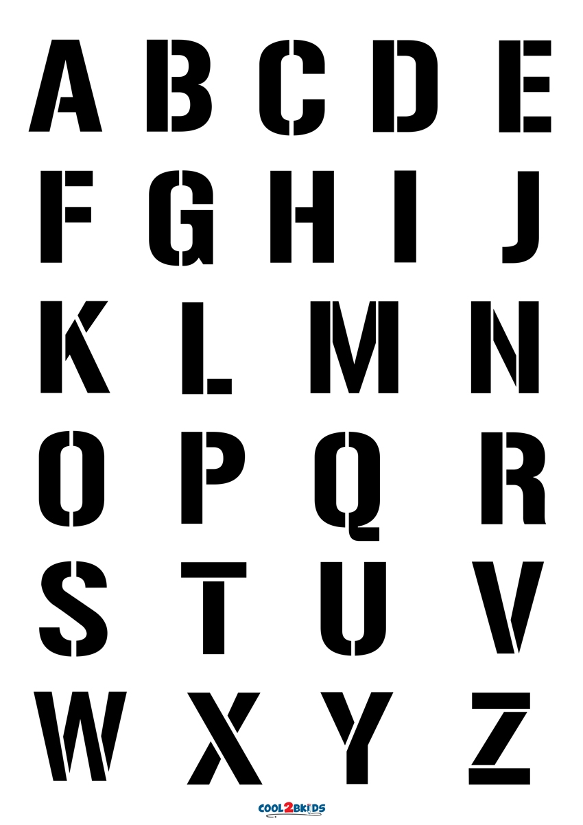 Free Printable Pattern Letters