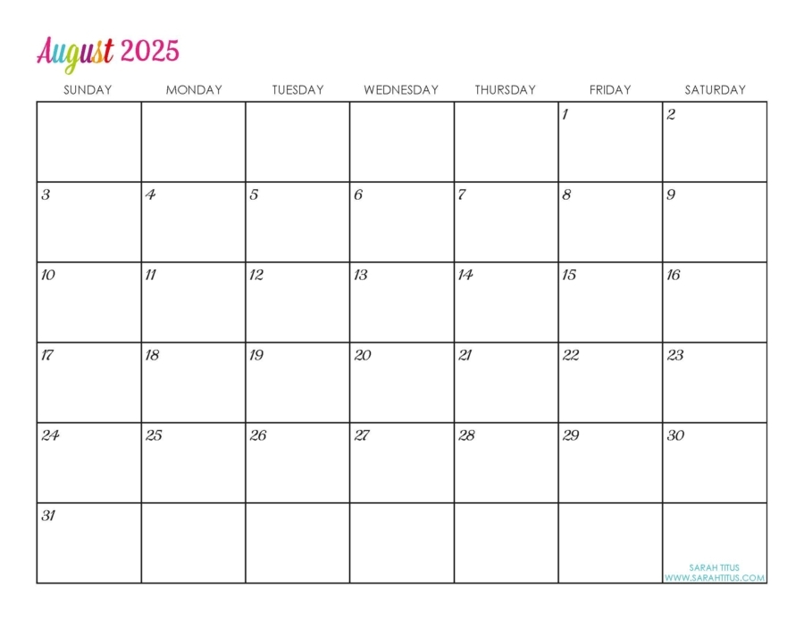 Free Printable And Editable Calendars 2025 Martha J O Donnell