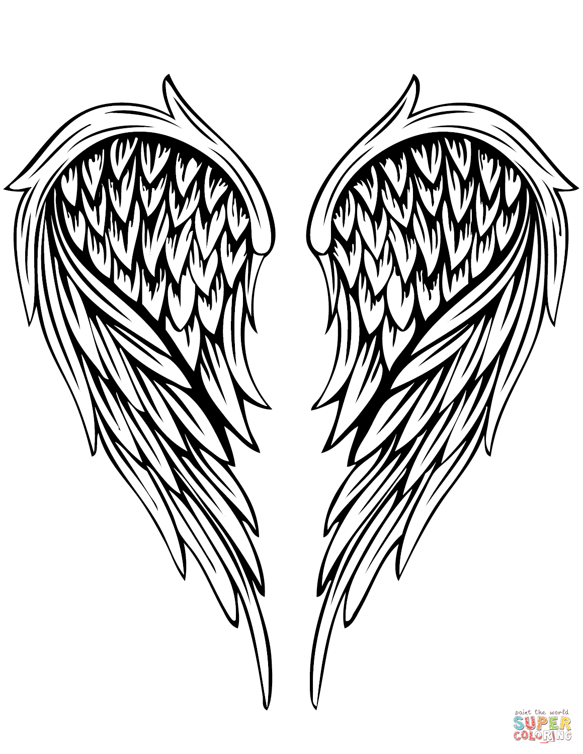 Free Printable Angel Wings Template Here Are Several Sizes Of Angel 