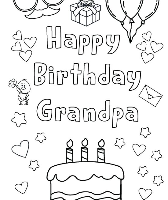 Free Printable Birthday Cards For Grandpa