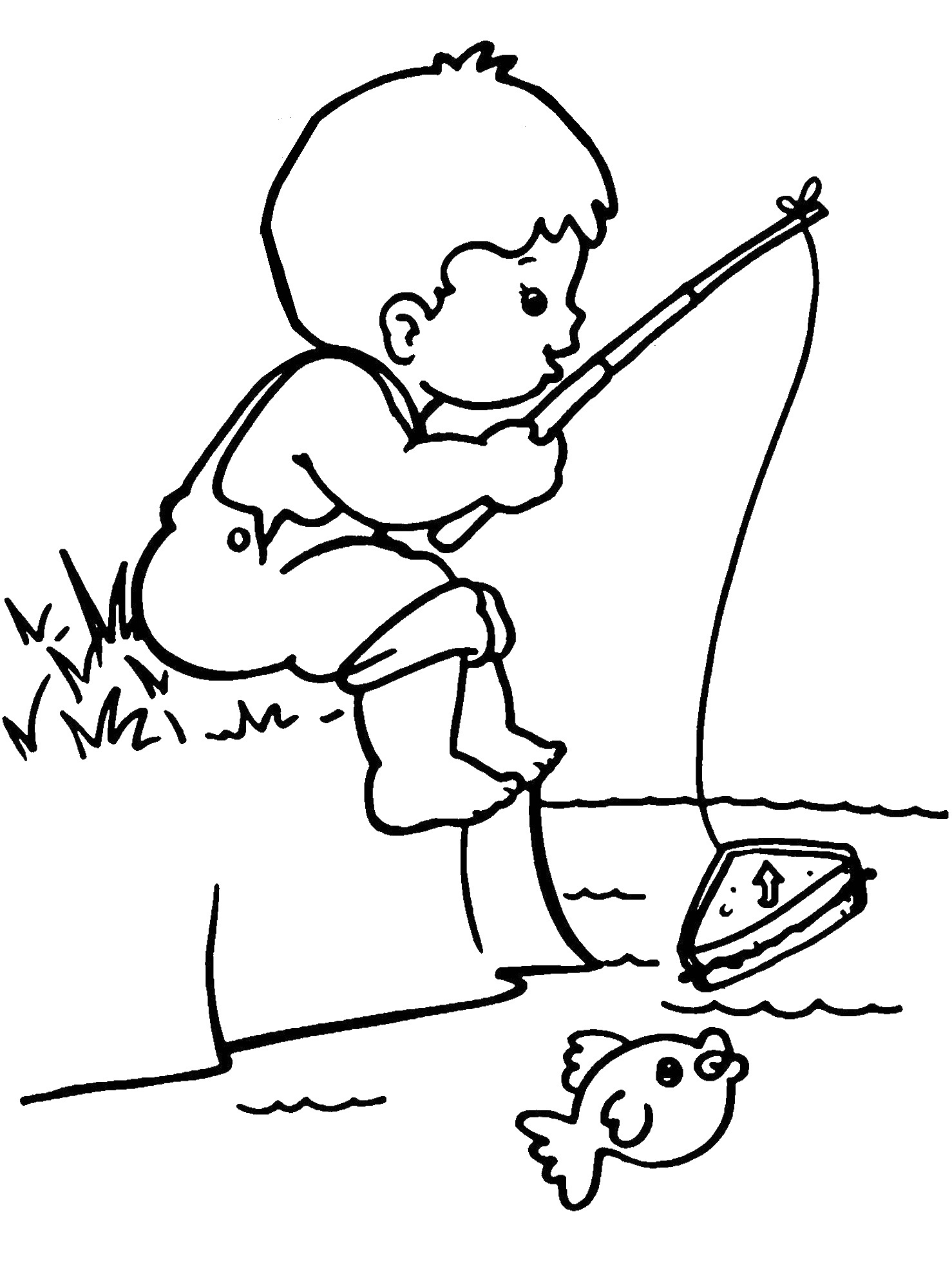 Printable Boy Coloring Pages